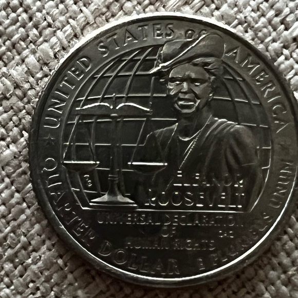 2023-p Eleanor Roosevelt American Women Quarter 25c Unc Philadelphia Errors - Picture 5 of 7